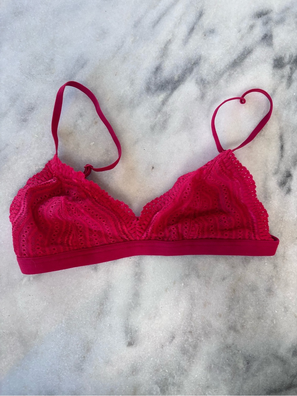 Cosabella Red Lace Bralette Sz S